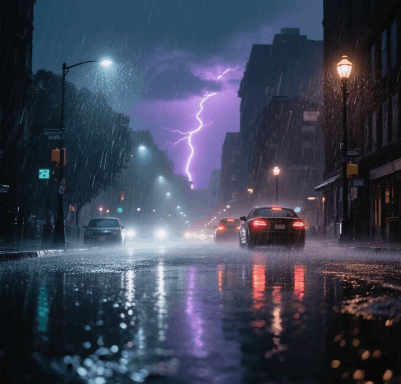 Heavy Rain & Thunder Sounds for Sleeping